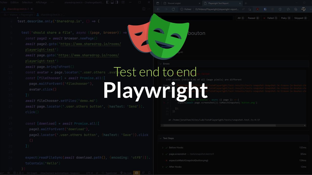 Test end-to-end avec Playwright 🚀