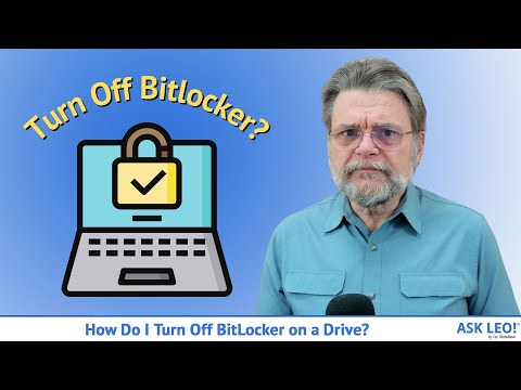 How to Disable BitLocker Encryption on a Drive
