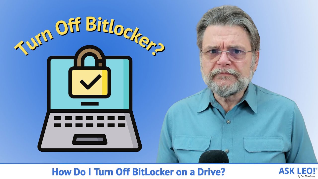 How to Disable BitLocker Encryption on a Drive