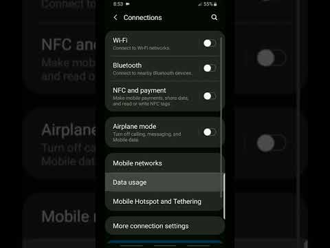 How to turn on data saver on galaxy android for less data usage