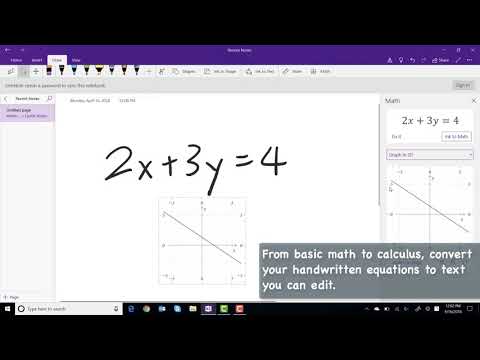 OneNote Digital math tutor