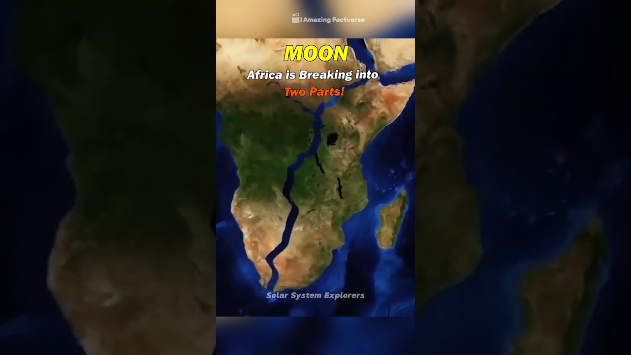 Africa is Splitting Into Two! | A New Ocean Is Coming 😱🥵 #space #earth #breaking #ocean