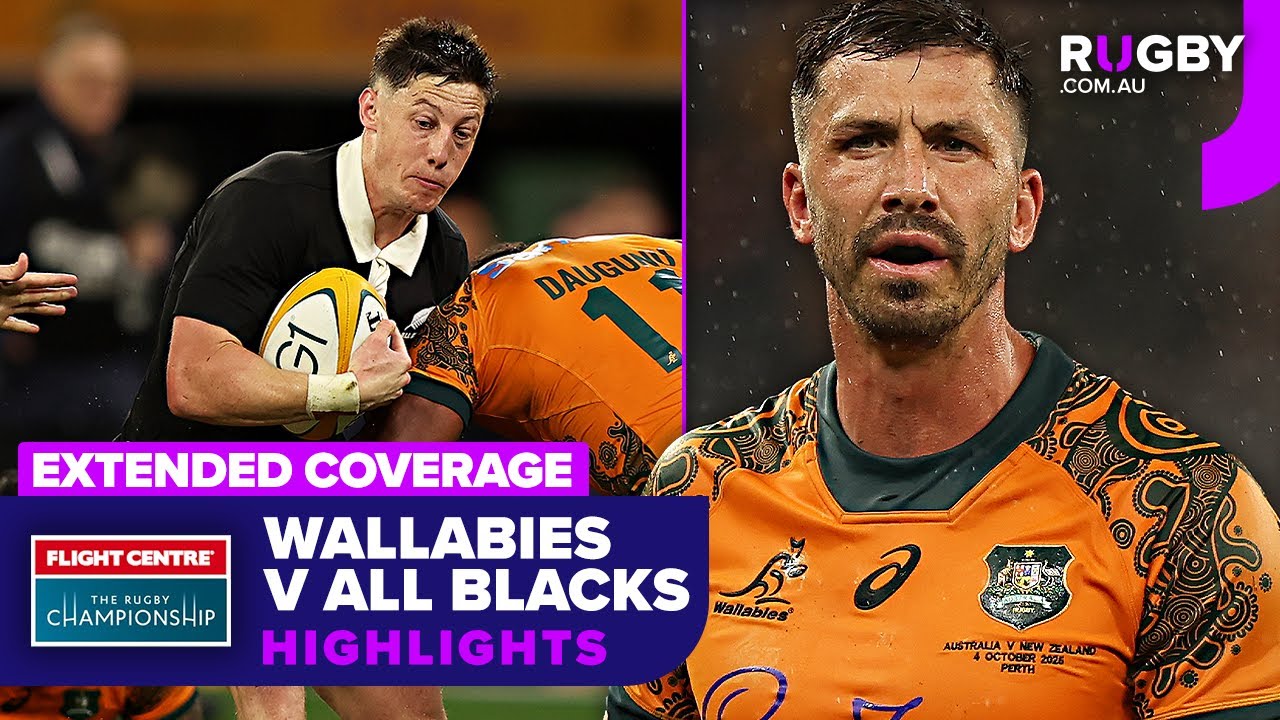 Wallabies vs All Blacks - Full Match Highlights | Rugby Championship 2025 π