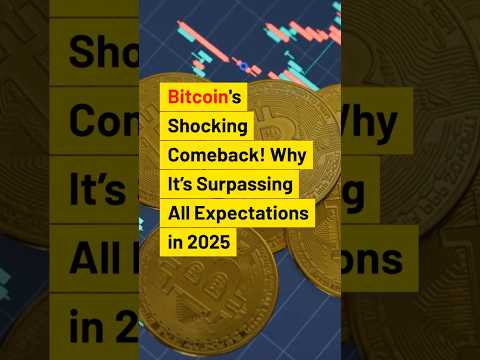 Bitcoin’s Shocking Comeback! Why It’s Surpassing All Expectations In 2025 #crypto #shocking #shorts