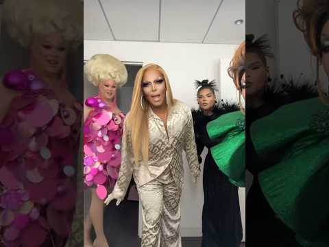 Nina West, Roxxxy Andrews, Vanjie & Shannel - BTS At Day Two Of Rupaulâs Drag Race All Stars 9