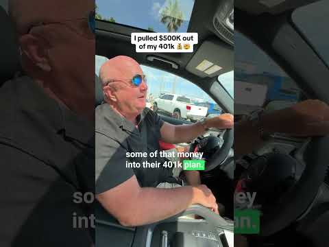 I pulled $500k out of my 401k I #401k #retirerich #retirementplanning