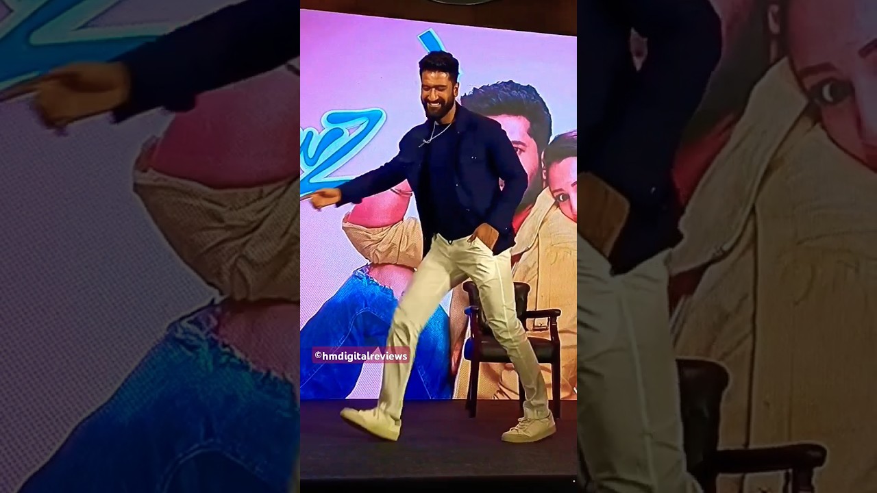Vicky Kaushal Performs Tauba Tauba Hook Step Live 🎬