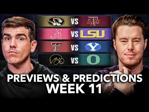 College Football Week 11 Predictions & Best Bets | Alabama v LSU, Missouri v Texas A&M