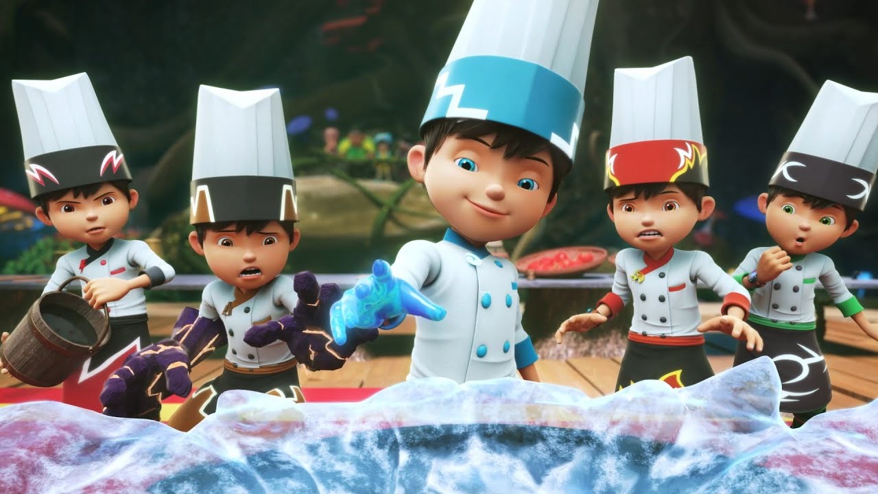 BoBoiBoy Kuasa Lima Masak Tomyam Sakti | BoBoiBoy Galaxy Sori EP 3