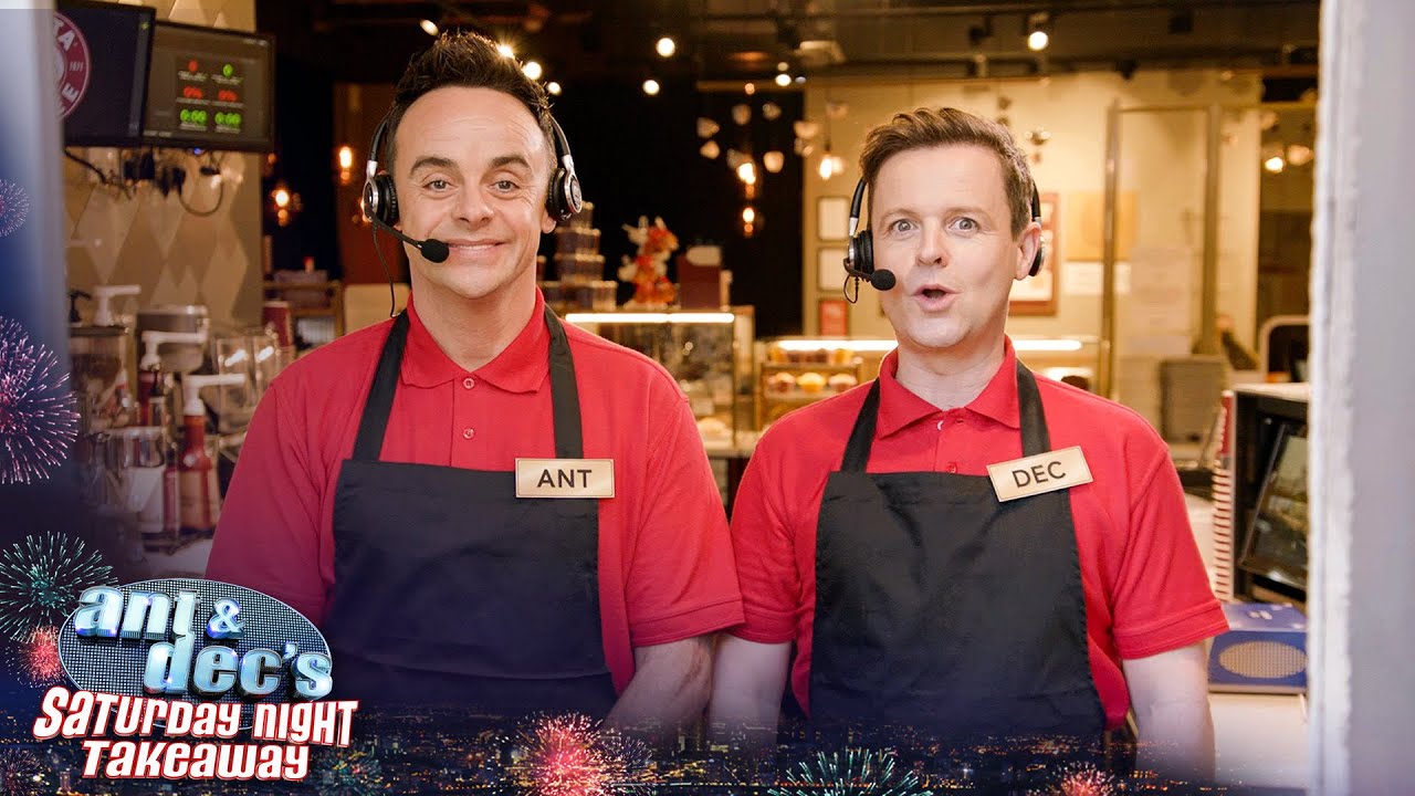 Ant & Dec's Hilarious Drive-Thru Adventure on Saturday Night Takeaway ☕