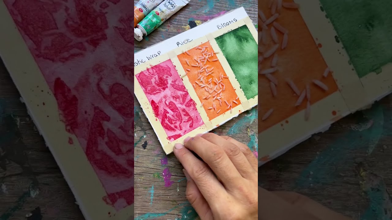 3 Ways to Add Texture to Watercolor Paintings 🎨