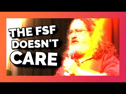 RMS is back at the FSF: Proof they don't care about free software.