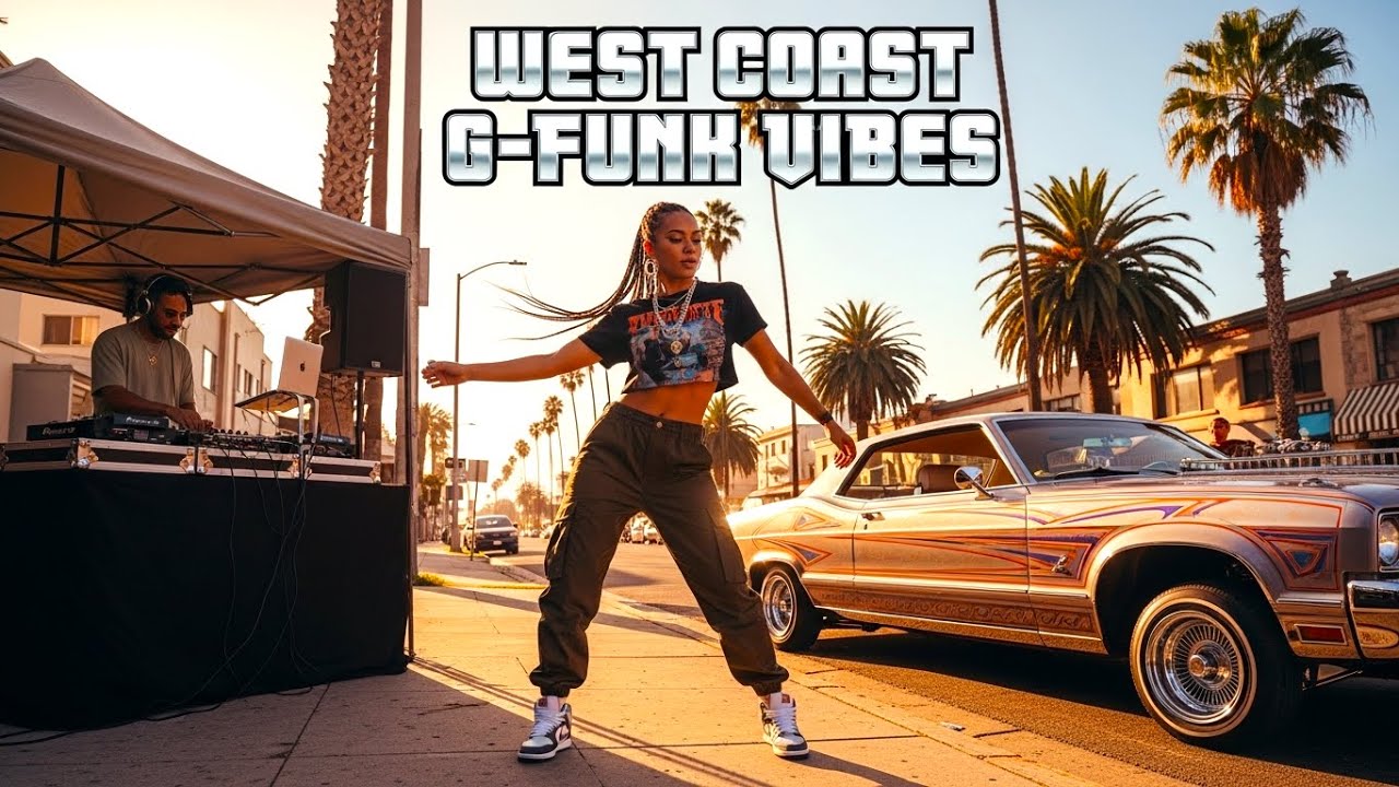 West Coast G Funk Vibes 🎶: Block Party & Lowriders