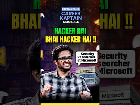 Hacker Hai Bhai Hacker Hai !! | kaptain Talks | Career kaptain #shorts