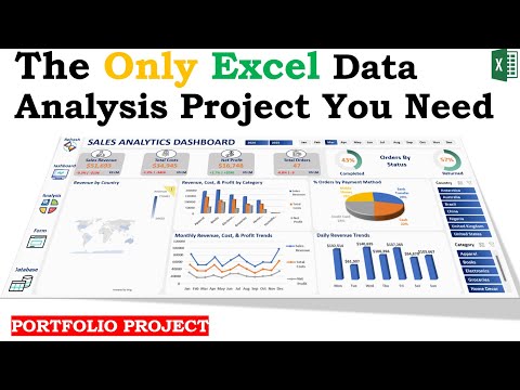 The Only Excel Data Analysis Portfolio Project You Need (Full Cycle) | (Beginner to Pro 2025)