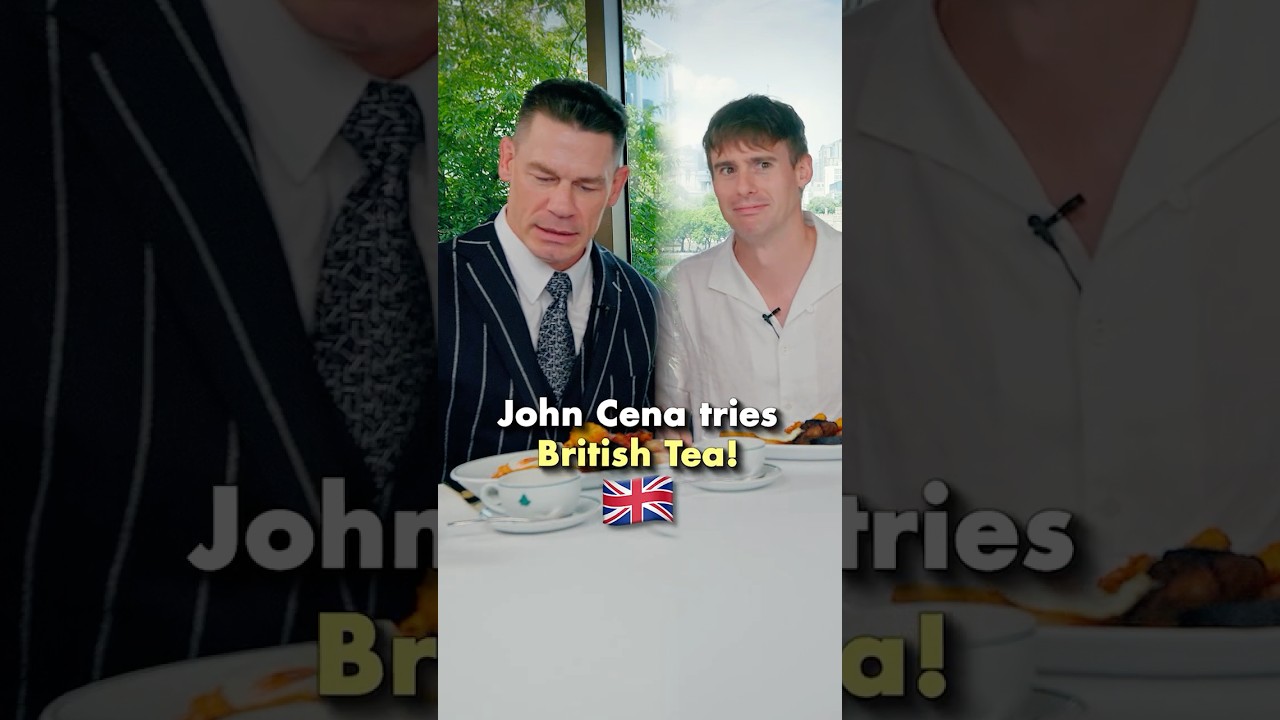 John Cena Tastes Authentic British Tea 🇬🇧