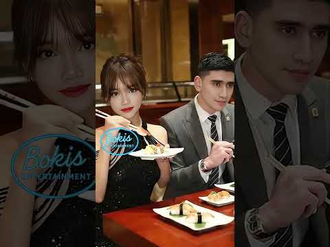 Seperti di Drama Korea, CEO Muda Verrell sedang menikmati Sushi bersama bersama pasanganya Fuji