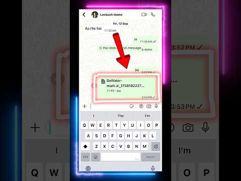 WhatsApp par pdf file kaise bheje ✅ | send pdf file on whatsapp 2025 | #shorts