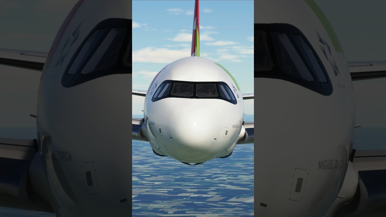 Watch TAP Air Portugal's A320neo Prepare for Landing ✈️