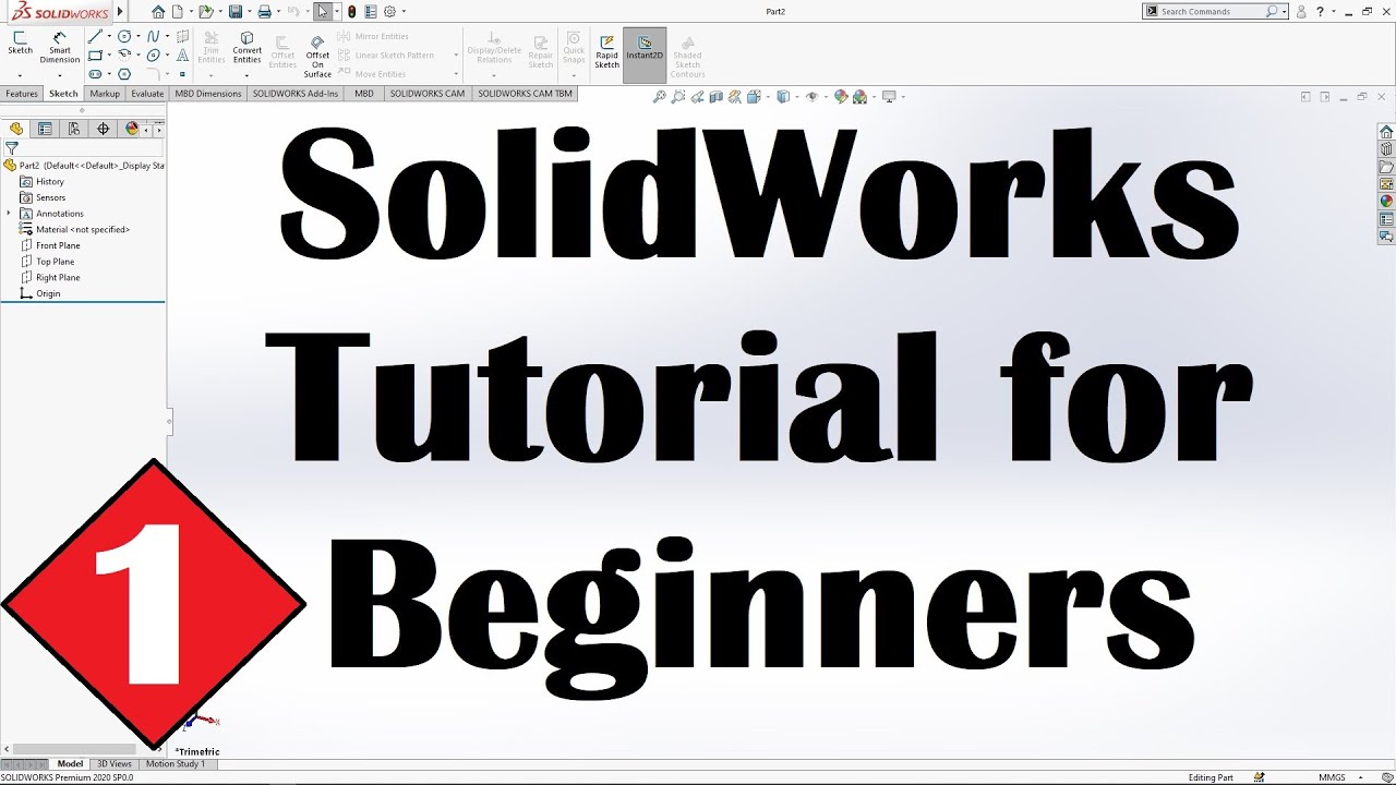 SolidWorks Beginner Tutorial #1 📐