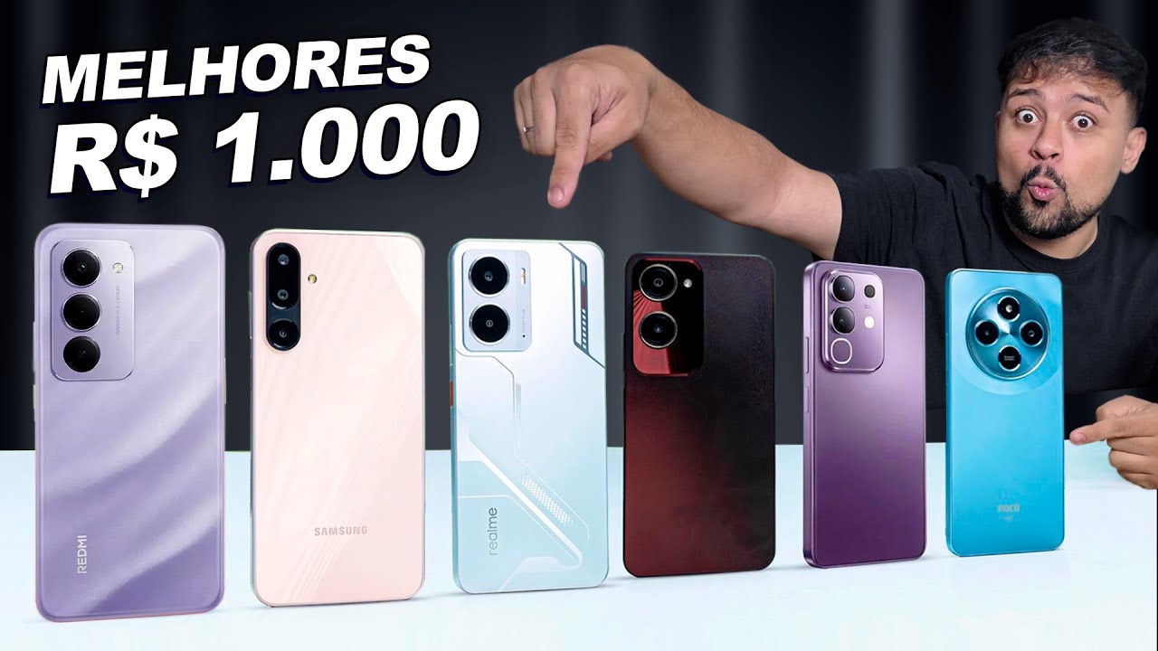 Top Celulares até R$1000 de Cada Marca em 2026