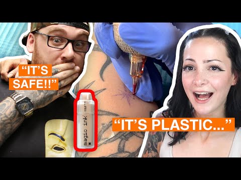 Tattooing Myself with Magic Tattoo Ink