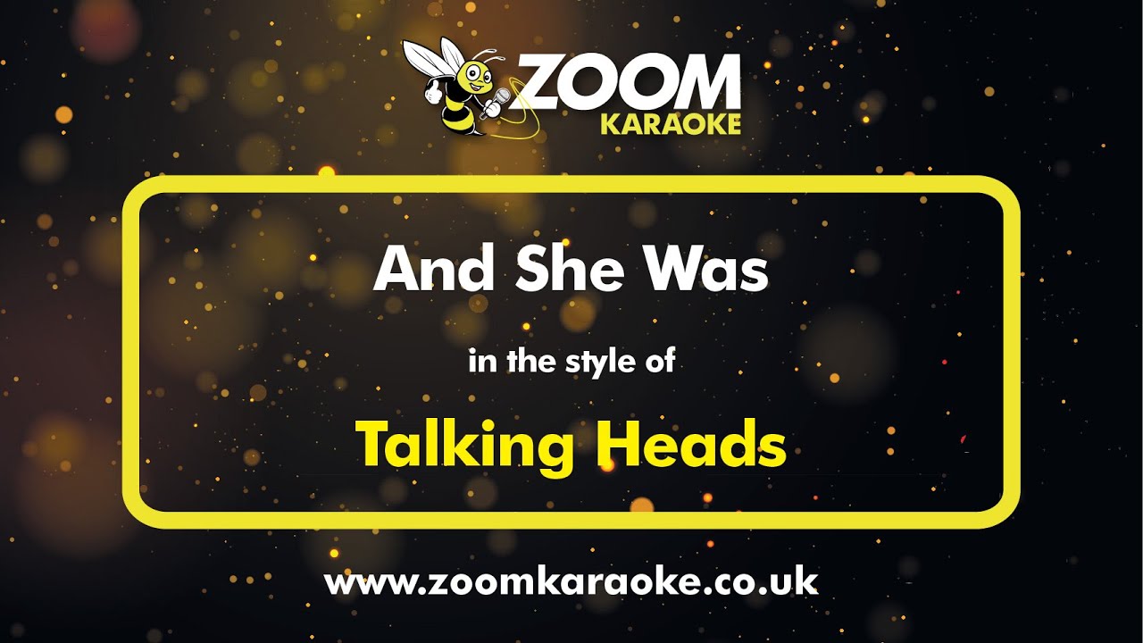 Talking Heads - And She Was - Karaoke Version from Zoom Karaoke