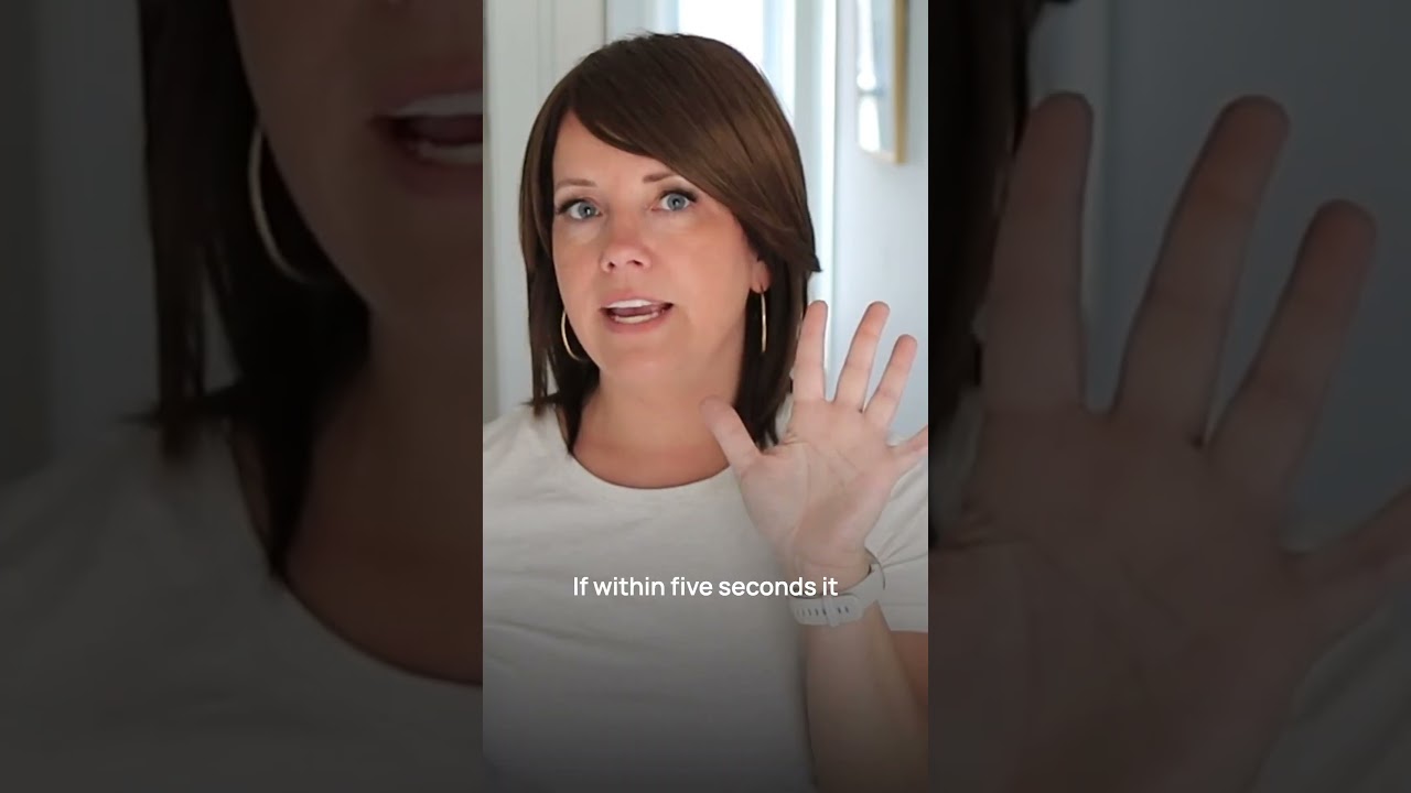 The 5-Second Decluttering Rule 🕒