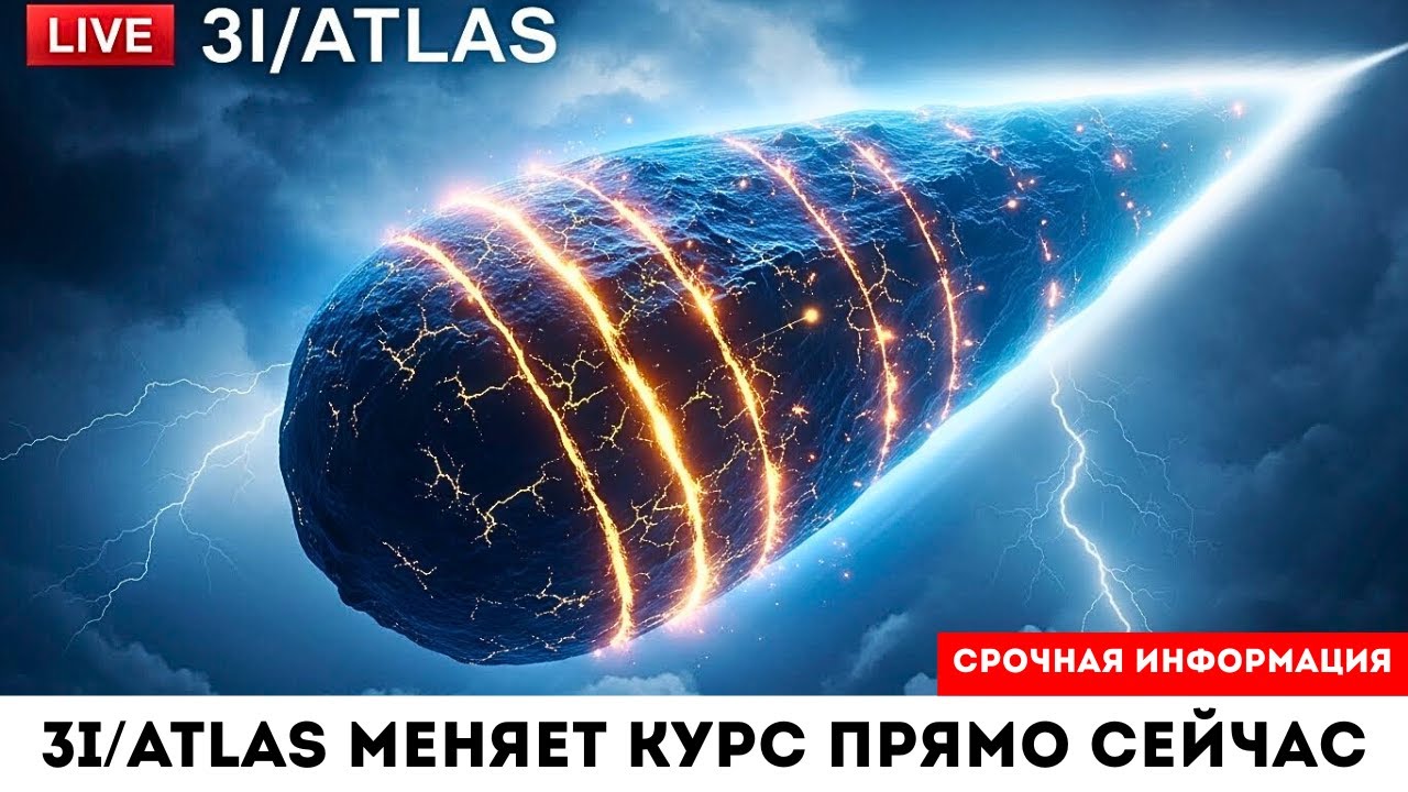 3I/ATLAS меняет курс и вызывает вопросы 🌌