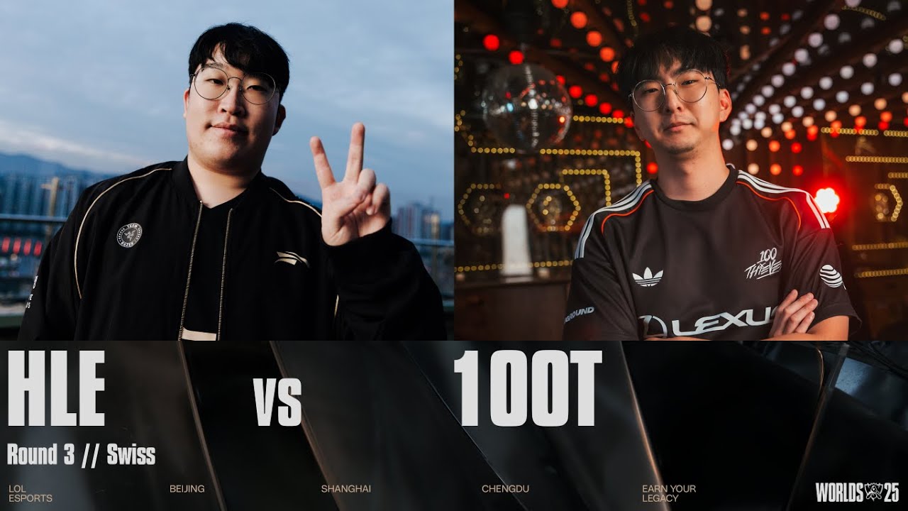 HLE vs 100T at Worlds 2025 ๐จ๐ญ