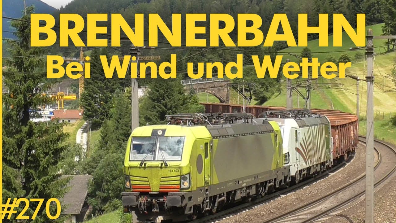 Grenzbahnverkehr bei St Jodok, Brenner & Gossensaß 🚆