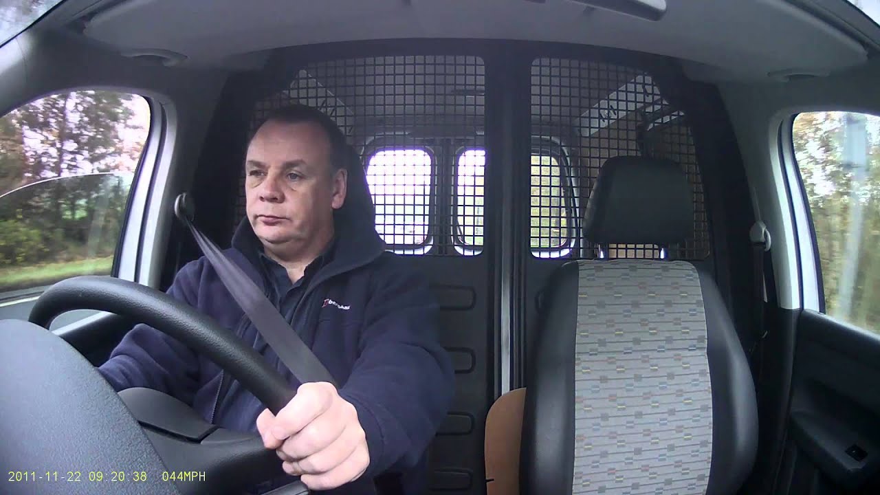 Blackvue DR400G HD Daytime Driving looking at Driver HD 1080p Video