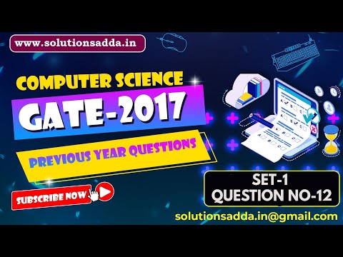 CN | RSA Algorithm | CS GATE PYQs | GATE 2017 Set-1 Solutions | Solutions Adda | Q12 | GATE 2022