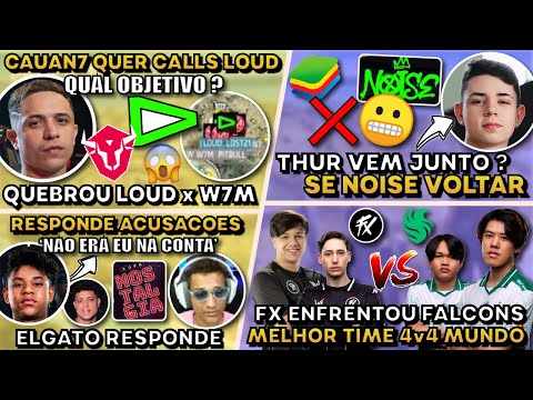 CAUAN7 Quer Call Loud? Enfrentando Falcons 4v4 e Polêmicas com Jaya! 🔥