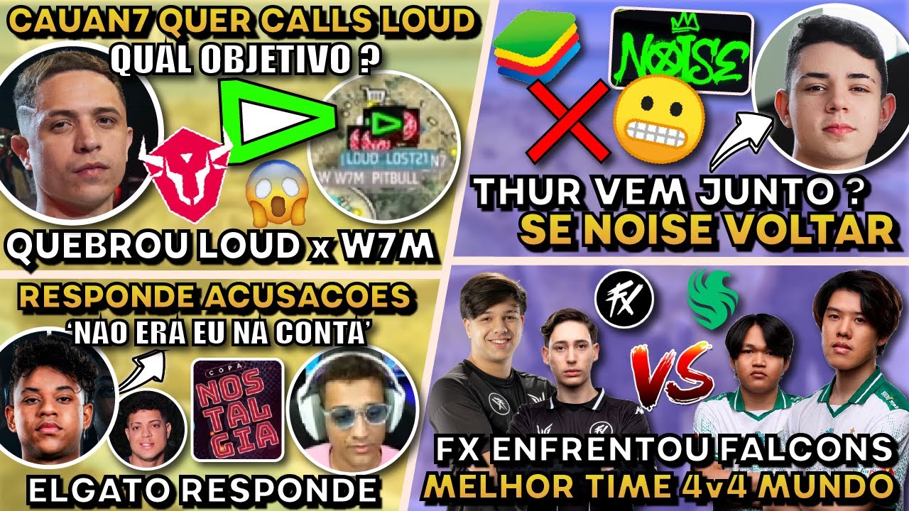 CAUAN7 Quer Call Loud? Enfrentando Falcons 4v4 e Polêmicas com Jaya! 🔥