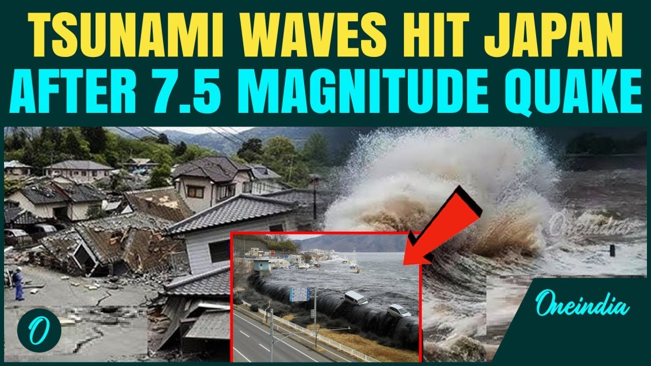 Japan Earthquake 7.5 Triggers Tsunami Warning 🌊
