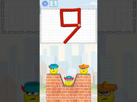 DRAW TO SMASH 1-2-3-4-5-6-7-8-9-0 POSTAL NUMBERS #shorts#drawtosmash#gamingshorts #satisfying#asmr