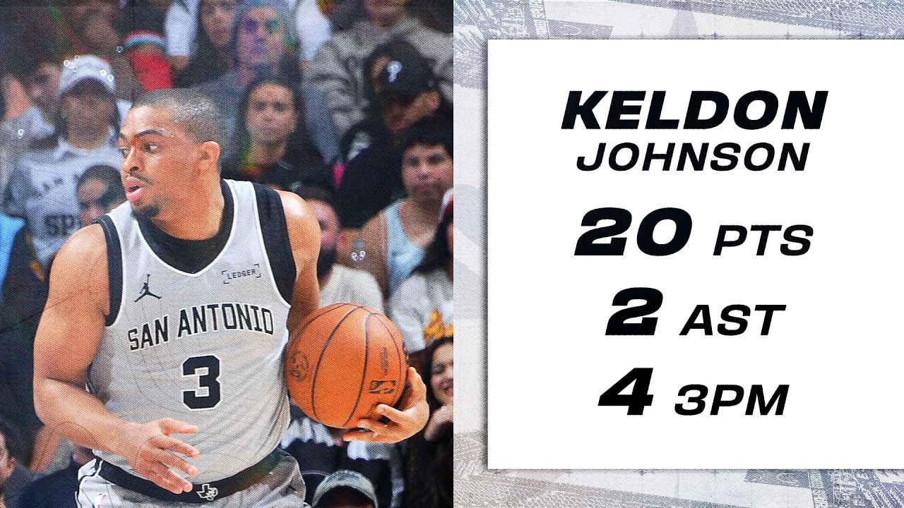 Keldon Johnson Leads Spurs to Win vs. Rockets 🏀