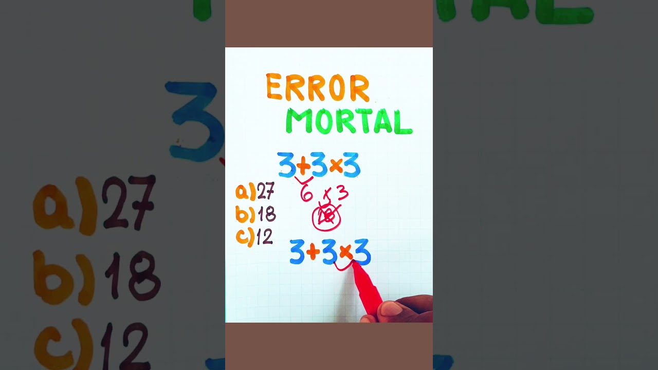 ¡Soluciona el Error Mortal en tus Videos de Matemáticas! 🚀