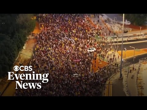 Nationwide protests erupt in Israel demanding hostage deal and end to Gaza war
