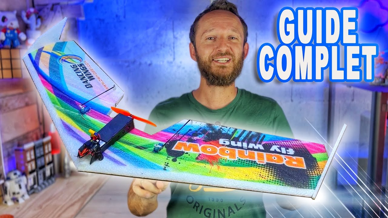 Aile volante RC pas chère : Montage Rainbow Fly Wing 🛩️