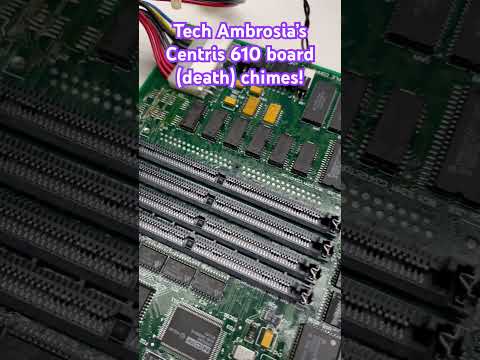 The Macintosh Centris 610 board (death) chimes! #vintagemacintosh #vintagecomputing