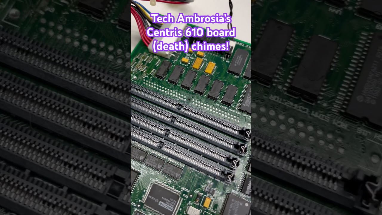 Reviving the Dead: Macintosh Centris 610's Unexpected Chime 🔧