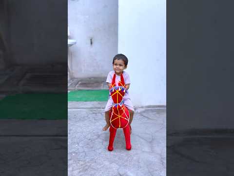 Devanshi to horse par baith gai 😲❤️ #shorts #ytshorts #foryou #horse #trending #viralvideo