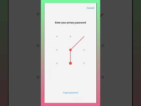 how to forget privacy password   PT - 2 #shorts #shortsfeed #trending #viralshorts1
