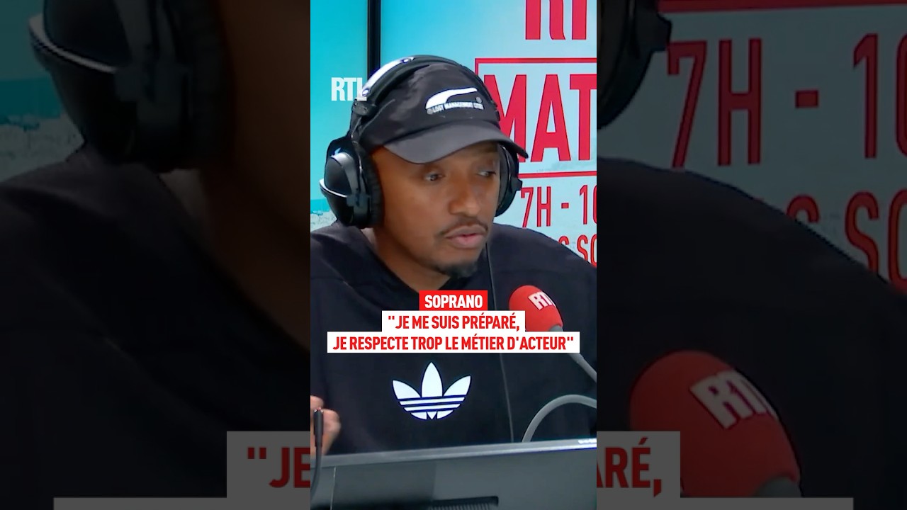 Soprano : "Je me suis préparé, je respecte trop le métier d'acteur"