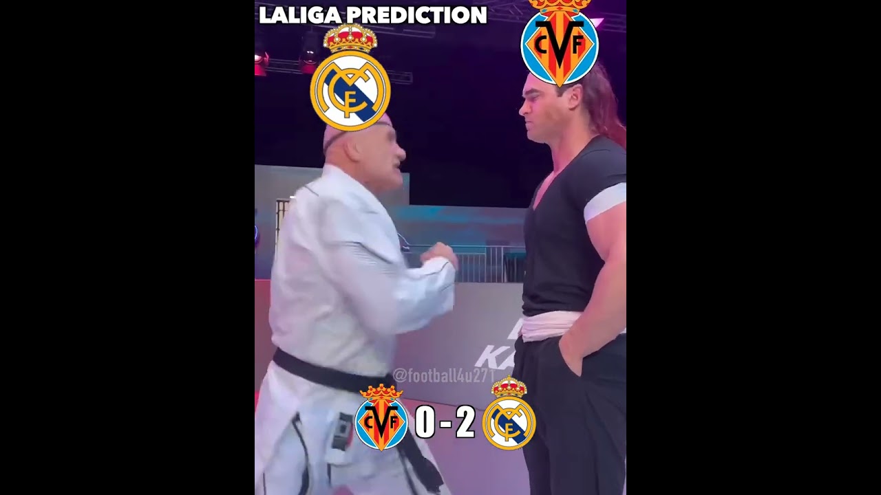 Can Real Madrid Secure 3 Points Against Villarreal? ⚽️