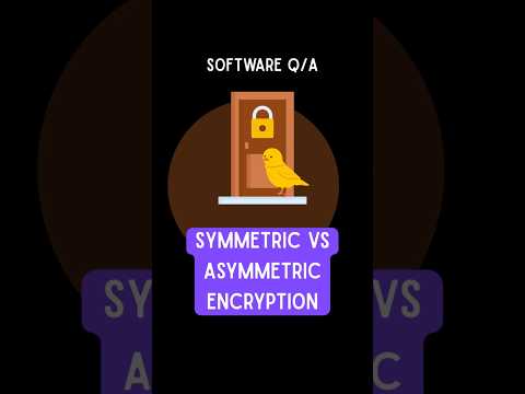Symmetric vs Asymmetric Encryption #softwareengineering #programmingtips #techexplained