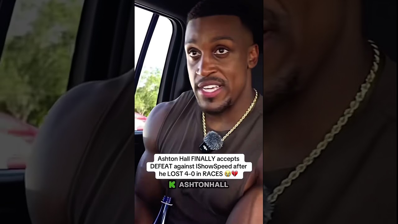 Ashton Hall Concedes to Ishowspeed in Race 🏁