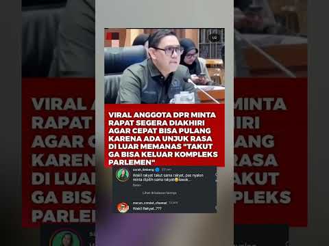 Anggota DPR Kok Takut Rakyat #anggotadprri #dprri #rakyat #demo #sembunyi #viralshort #gosipartis